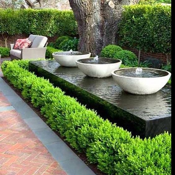 Fuentes estilo zen para jardín