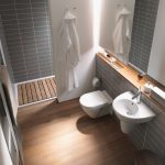 26 Diseños de baños con pisos de madera