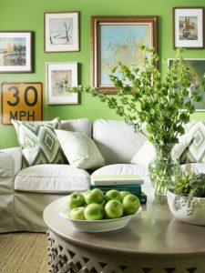 31 Ideas para decorar con verde manzana