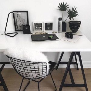 Ideas de decoración de interiores en blanco y negro
