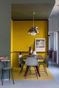 32 ideas para decoración de interiores color mostaza