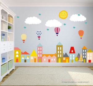 Ideas para decorar la pared en el cuarto de nuestros pequeños
