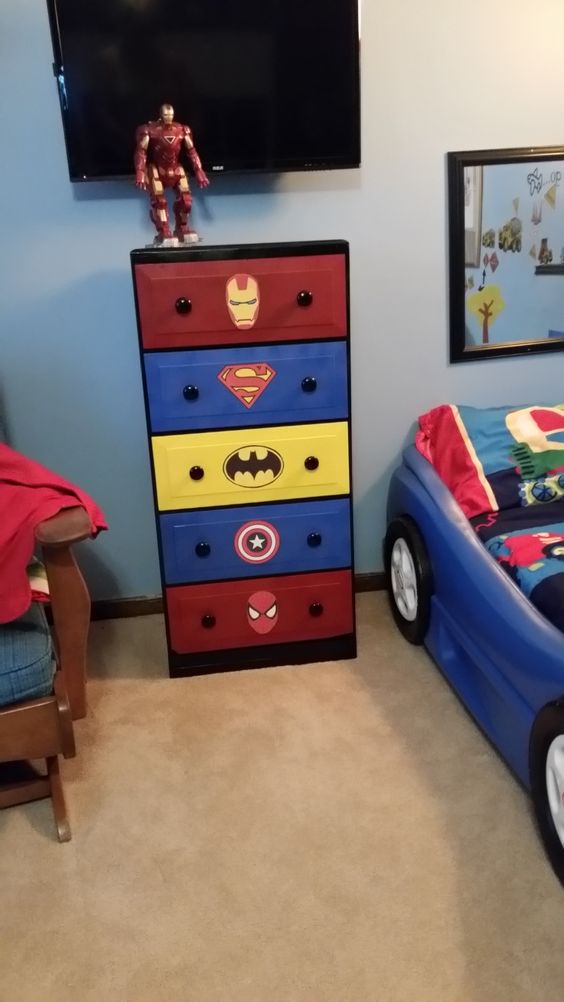 Colores para decorar habitaciones de superheroes