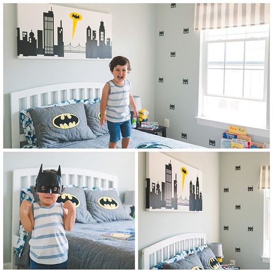 Habitaciones infantiles de batman