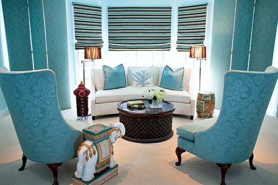 Tonalidades de azul para decoración de interiores