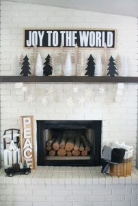 Ideas para decorar chimeneas esta navidad 2017 - 2018 (1)