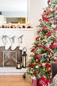 Ideas para decorar chimeneas esta navidad 2017 - 2018 (19)