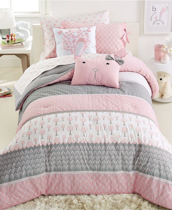 Ideas para decorar una cama de niña.jpg6