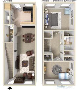 planos de casas de dos pisos pequeñas