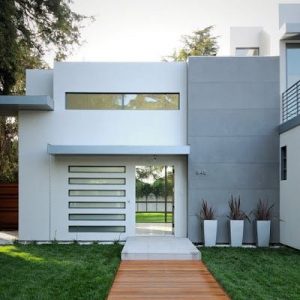 Color blanco para fachadas modernas