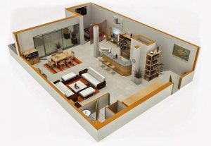 planos casas concepto abierto